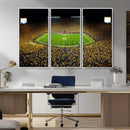 Stadium in Michigan Wall Art Canvas Print, Framed American