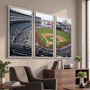 New York Yankees Baseball Team Print - Yankee Stadium Wall
