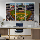 Yankee Stadium New York Wall Art Print | 3-Panel Canvas