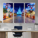 Disney Wall Art | Castle Large Wall Art Disney Magic Kingdom