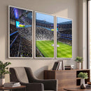 Tottenham Hotspur Stadium Canvas Print, Match Day Triple