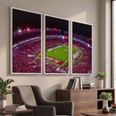 Bryant-Denny Stadium Night Game Triple Canvas Wall Art -