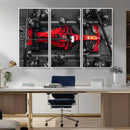 Ferrari Pit Stop Canvas Wall Art – Precision and Speed