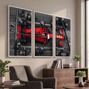 Ferrari Pit Stop Canvas Wall Art – Precision and Speed