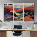 Yayoi Kusama Wall Art – Framed Japanese Abstract Art Print,