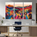YAYOI KUSAMA Abstract Print - Landscape Canvas Wall Art