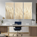 Grass Wall Art Print - Elegant Neutral Decor for Living