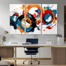 Abstract Wall Art, Rings Wall Art Canvas Print