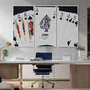 Poker Wall Art - Playing Cards Canvas Wall Art Print - Ace by MyGreatCanvas | Canvas Wall Art Prints | Photo Prints & Wall Decor