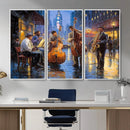 Colorful Jazz Wall Art - African American Music Canvas Print
