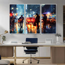 African American Jazz Canvas Wall Art Print – Abstract Music