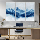 Blue Mountains Wall Art – Framed Snowy Range Canvas Artwork, by MyGreatCanvas | Canvas Wall Art Prints | Photo Prints & Wall Decor