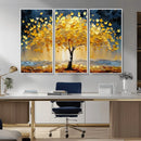 Golden Tree Wall Art – Framed Autumn Leaves Canvas Artwork, by MyGreatCanvas | Canvas Wall Art Prints | Photo Prints & Wall Decor