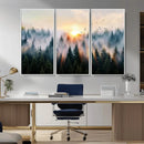 Abstract Forest Wall Art - Serene Nature Canvas Print with by MyGreatCanvas | Canvas Wall Art Prints | Photo Prints & Wall Decor