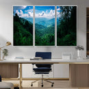 Tropical Jungle Wall Art Canvas Print – Framed Lush Valley by MyGreatCanvas | Canvas Wall Art Prints | Photo Prints & Wall Decor