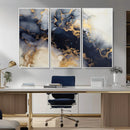 Black Marble Wall Art Canvas Print – Framed Abstract Gold by MyGreatCanvas | Canvas Wall Art Prints | Photo Prints & Wall Decor