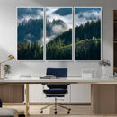 Misty Forest Wall Art Canvas Print, Serene Pine Hills and by MyGreatCanvas | Canvas Wall Art Prints | Photo Prints & Wall Decor