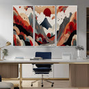Abstract Mountain Wall Art Canvas Print – Vibrant Stylized by MyGreatCanvas | Canvas Wall Art Prints | Photo Prints & Wall Decor