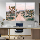 Joshua Tree Wall Art Canvas Print – Framed Desert Road Scene by MyGreatCanvas | Canvas Wall Art Prints | Photo Prints & Wall Decor