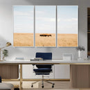 Bison Grassland Wall Art – Framed Minimal Nature Canvas by MyGreatCanvas | Canvas Wall Art Prints | Photo Prints & Wall Decor