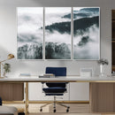 Foggy Forest Landscape Wall Art Canvas Print – Misty by MyGreatCanvas | Canvas Wall Art Prints | Photo Prints & Wall Decor