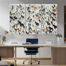 Wild Horse Stampede Wall Art Canvas Print – Monochrome by MyGreatCanvas | Canvas Wall Art Prints | Photo Prints & Wall Decor