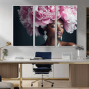 Black Beauty Petal Crown Wall Art Canvas Print – Floral by MyGreatCanvas | Canvas Wall Art Prints | Photo Prints & Wall Decor