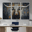 Rustic Bull Wall Art Canvas Print, Longhorn Wall Decor for by MyGreatCanvas | Canvas Wall Art Prints | Photo Prints & Wall Decor