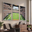 Chicago Bears Soldiers Field Wall Art Canvas Print – Framed