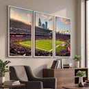 Chicago Bears Soldiers Field Wall Art Canvas Print – Framed