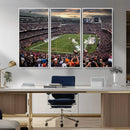Chicago Bears Soldiers Field Wall Art Canvas Print – Framed by MyGreatCanvas | Canvas Wall Art Prints | Photo Prints & Wall Decor