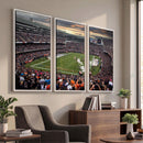 Chicago Bears Soldiers Field Wall Art Canvas Print – Framed