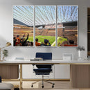 Cleveland Browns Stadium Wall Art Canvas Print – Framed NFL