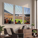 Cleveland Browns Stadium Wall Art Canvas Print – Framed NFL