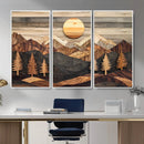 Wood Mountain Wall Art Canvas Print – Layered Forest and by MyGreatCanvas | Canvas Wall Art Prints | Photo Prints & Wall Decor