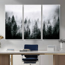 Foggy Pine Forest Canvas Wall Art by MyGreatCanvas | Canvas Wall Art Prints | Photo Prints & Wall Decor