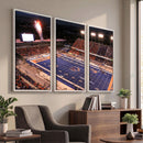 Boise State Broncos Albertsons Stadium Wall Art Canvas Print