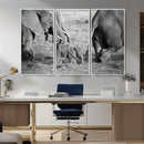 Wild Elephant Wall Art Canvas Print by MyGreatCanvas | Canvas Wall Art Prints | Photo Prints & Wall Decor