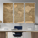 World Map Canvas Print – Framed Travel Map Wall Art for by MyGreatCanvas | Canvas Wall Art Prints | Photo Prints & Wall Decor