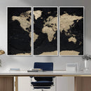 World Map Wall Art Print – Detailed Map of the World Wall by MyGreatCanvas | Canvas Wall Art Prints | Photo Prints & Wall Decor
