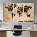 World Map Wall Art Canvas Print by MyGreatCanvas | Canvas Wall Art Prints | Photo Prints & Wall Decor
