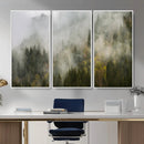 Misty Mountain Canvas Print, Foggy Pine Trees Nature Wall by MyGreatCanvas | Canvas Wall Art Prints | Photo Prints & Wall Decor