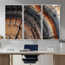 Abstract Tree Ring Wall Art Print – Natural Rustic Wood by MyGreatCanvas | Canvas Wall Art Prints | Photo Prints & Wall Decor