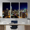 Atlanta Skyline Wall Art Canvas Print – Modern Cityscape by MyGreatCanvas | Canvas Wall Art Prints | Photo Prints & Wall Decor