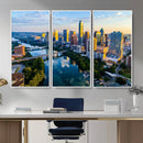 Austin Skyline Wall Art Canvas Print, Austin Downtown Night by MyGreatCanvas | Canvas Wall Art Prints | Photo Prints & Wall Decor