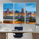 Baltimore Skyline Wall Art Canvas Print, Baltimore Downtown by MyGreatCanvas | Canvas Wall Art Prints | Photo Prints & Wall Decor