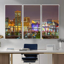 Baltimore Skyline Wall Art Canvas Print, Baltimore Downtown by MyGreatCanvas | Canvas Wall Art Prints | Photo Prints & Wall Decor