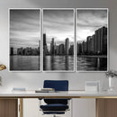 Chicago Wall Art Canvas Print, Chicago City Downtown Night by MyGreatCanvas | Canvas Wall Art Prints | Photo Prints & Wall Decor