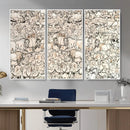 Abstract Bison Wall Art Canvas Print - Abstract Longhorn by MyGreatCanvas | Canvas Wall Art Prints | Photo Prints & Wall Decor