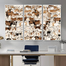Large Longhorn Wall Art Canvas Print - Abstract Cow Animal by MyGreatCanvas | Canvas Wall Art Prints | Photo Prints & Wall Decor